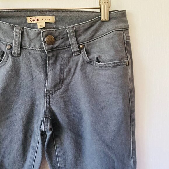 CAbi Jeans Gray Wash Bree Skinny Fit Style #326 - Picture 2 of 5